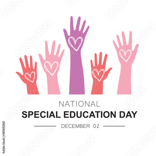 Vector, Illustration of National Special Education Day.