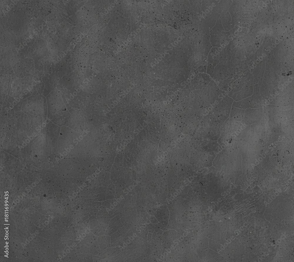 Fototapeta premium Dark gray or black abstract grunge texture background with subtle cracks and speckles.