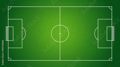 Soccer Ball on Green Field Under Bright Natural Light