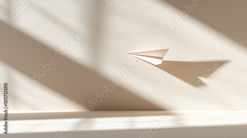 Modern Paper Airplane Theme for Startup and Creative Environments