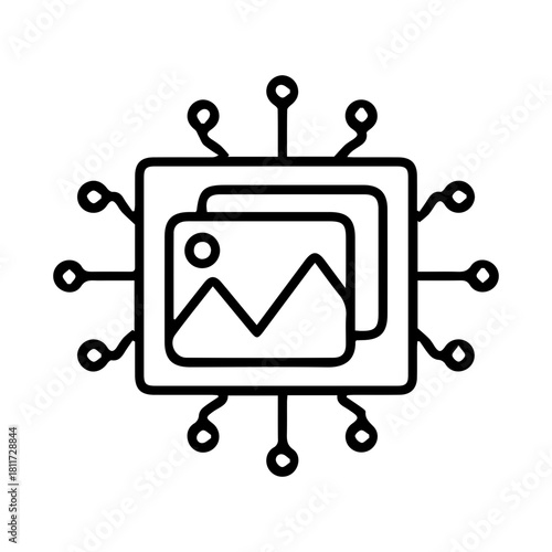 AI Image Generation Icon