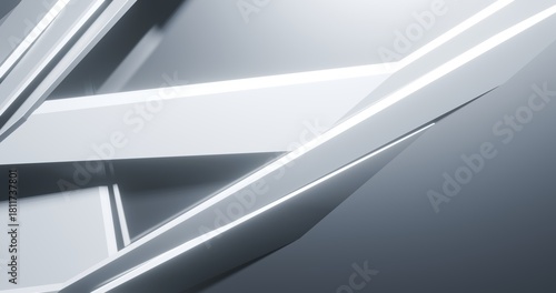 Abstract gray background geometric pattern of design 3d render
