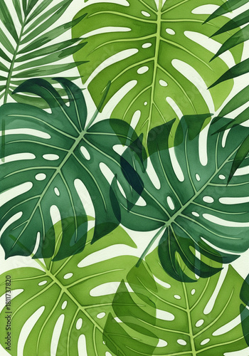 green leaf background