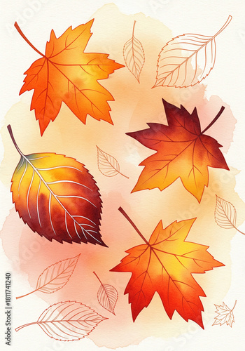 autumn leaves background