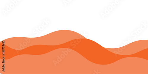 abstract orange wavy background, eps10