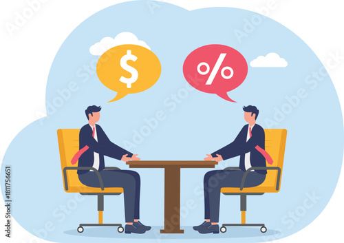illustration of sharing methods for managing business finances
