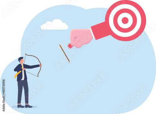 illustration of preventing and altering business targets based on quality or business standardization

