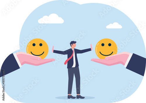 illustration of refusing to be easily satisfied with high market attention and engagement
