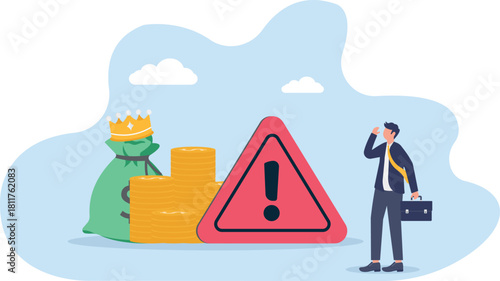 illustration of assets seized due to a business corruption case
