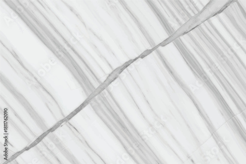 Abstract close up of a light gray and white marbled surface with diagonal veins and subtle texture