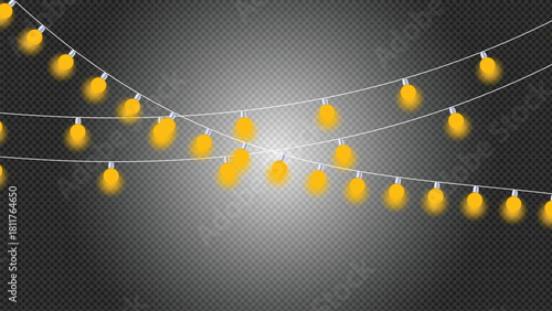 Festive String Lights Decoration for Celebrations