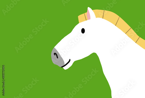 馬, 年賀状, 正月, 和風, 和柄, うま, 動物, イラスト, 干支, 年末, 新年, ベクター, シルエット