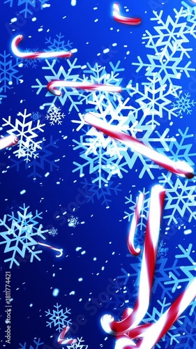 Vertical Full HD background for Christmas , New year and Winter celebration,social media promotion,occassions, telecast broadcast programmes, dance and award night functions, stage show and fashion