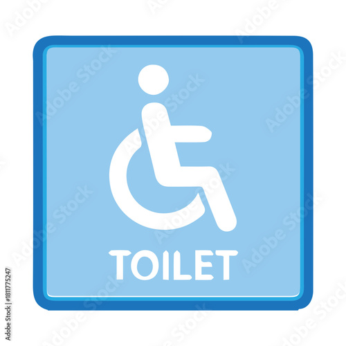 Accessible Toilet Sign