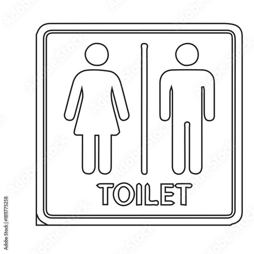 Toilet Sign Icon