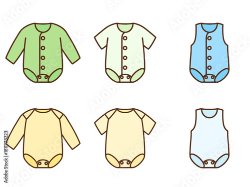 ベビーロンパースセット