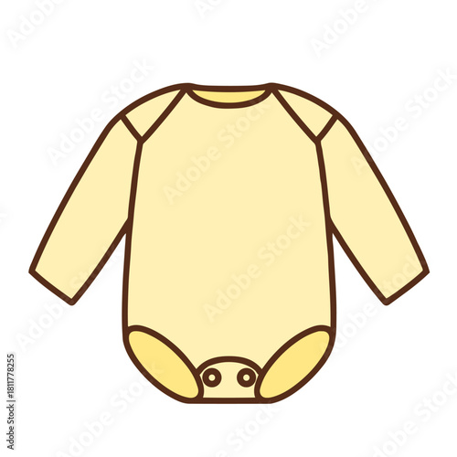 長袖ロンパース