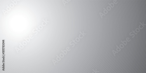 Abstract Gray Gradient Rings, Soft Lines, Modern Design, Minimalist Background, can be used for presentations or website banners for a clean, contemporary visual