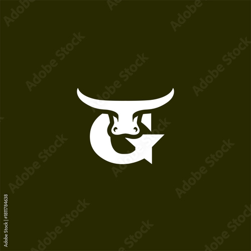 Modern Bull Letter G Logo.eps