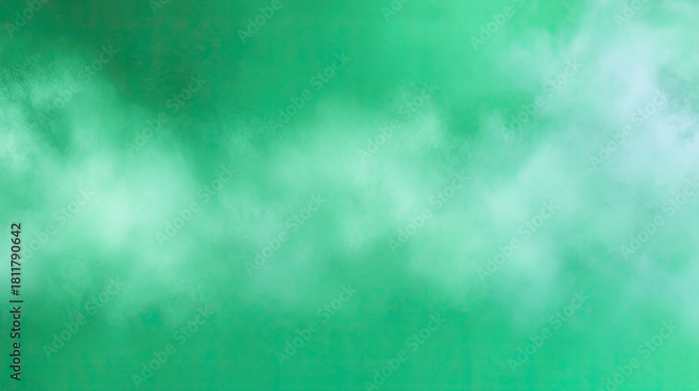 Fototapeta premium Soft Green Smoke Background for Abstract Art, Design, and Creative Projects with a Calm and Relaxing Atmosphere