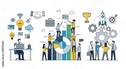 Innovative Digital Collaboration and Data Analytics in Modern