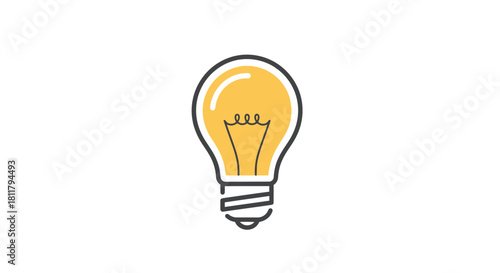 Creative light bulb illustration symbolizing innovation and ideas
