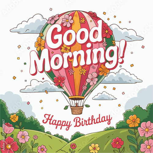 good morning typography , good morning lettering, good morning 