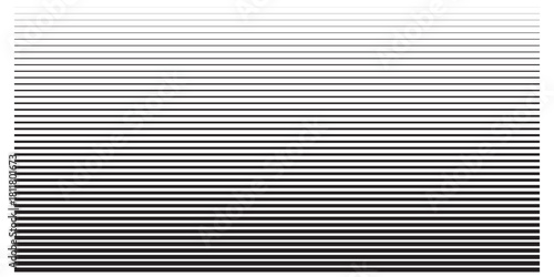 Monochrome horizontal line pattern creating a smooth gradient from black to white.