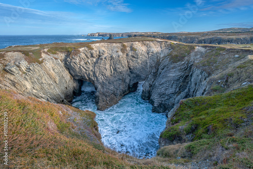 Pool and rock at Dungeon Provincial Park, Newfoundland and Labrador, Canada