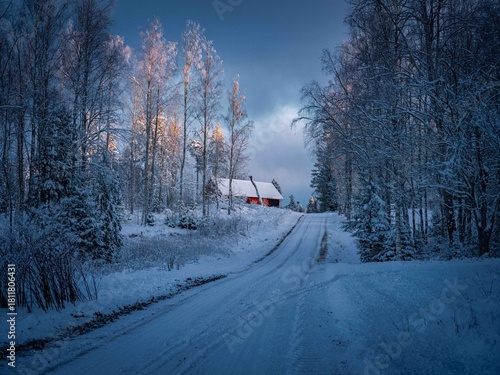 Moody winter morning