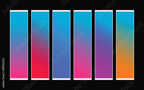 multi color color plate book sample