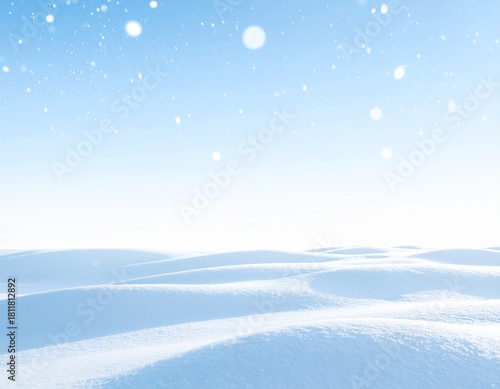 Wallpaper Mural Winter Landscape – Minimal Snow Field with Lone Frosted Tree Torontodigital.ca
