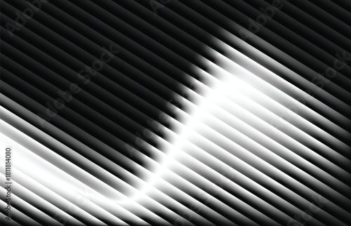 Monochrome Wave Illusion Texture – Abstract and Dynamic Lines, Motion, Background, Visual, Contrast, Concept