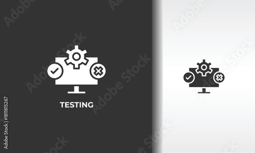 Testing Vector, Icon Or Logo Sign Isolated Symbol Illustration