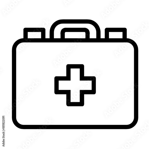 Simple First Aid Kit Icon