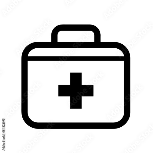 Simple First Aid Kit Icon
