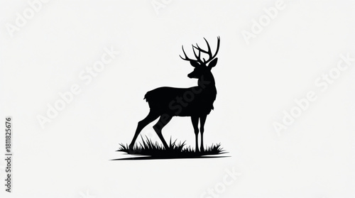 Deer silhouette illustration
