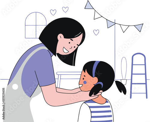 Smiling doctor offering comfort to a male patient lying in a hospital bed with a gentle touch.