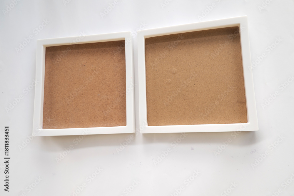 Fototapeta premium Blank Square Frames for Mockup and Design Templates
