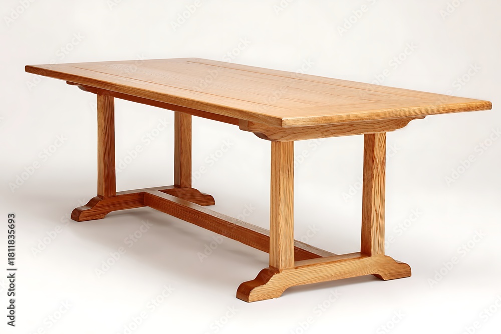 Fototapeta premium wooden table isolated
