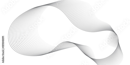 Abstract wavy grey blend technology liens background. Digital frequency track equalizer.