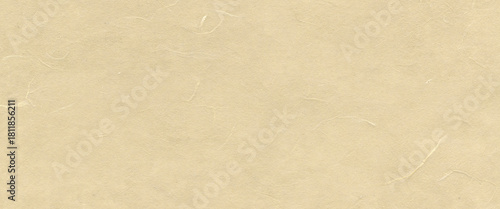 Handmade mulberry fiber paper with natural texture. Craft organic sheet background design for art and rustic decor concept