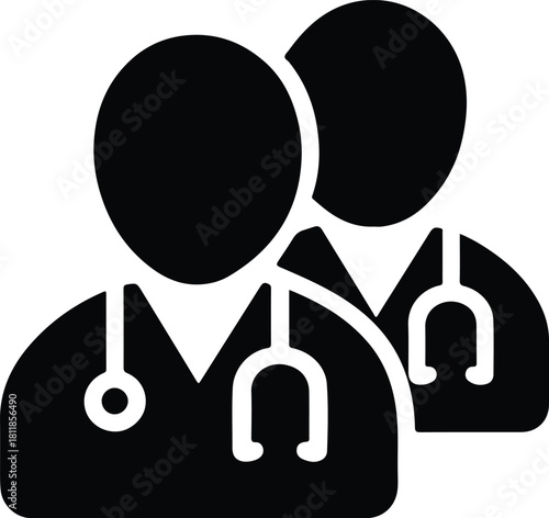 Medical Doctors Team Icon Healthcare Professionals Illustration