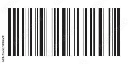 Barcode  icon. Bar code black icon. barcode scane