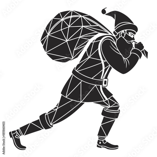 Man with umbrella vector illustration of people playing sports and having fun