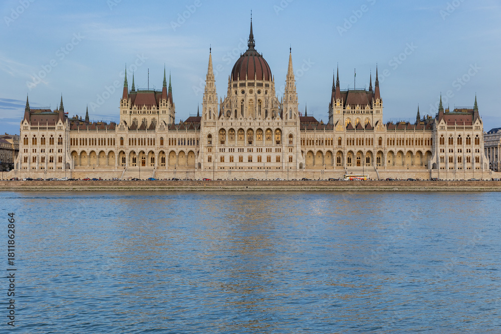 Fototapeta premium Hungary. Budapest. The exterior of the Parliament building.