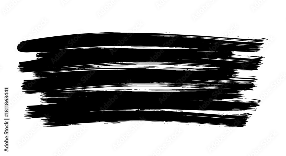 Fototapeta premium Abstract Black Brushstrokes Creating a Bold Backdrop: Expressive Paint Marks on White for Modern Design, Digital Art, and Creative Projects in Business, Marketing, and Artistic Presentations, Graphic