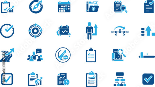 Action Plan Icon for Business Strategy