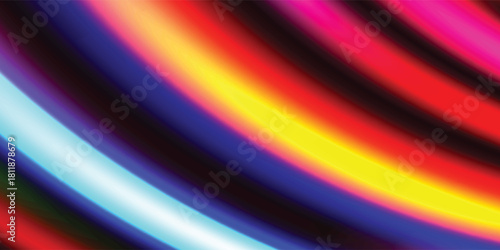 Dark Pink, Yellow vector blurred shine abstract template. A vague abstract illustration with gradient.