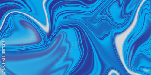 Abstract blue painting background. Liquid dynamic grainy texture, Colorful poster design with liquid and curve lines. Liquid marble paint effect background. Sky blue fluid texture .


